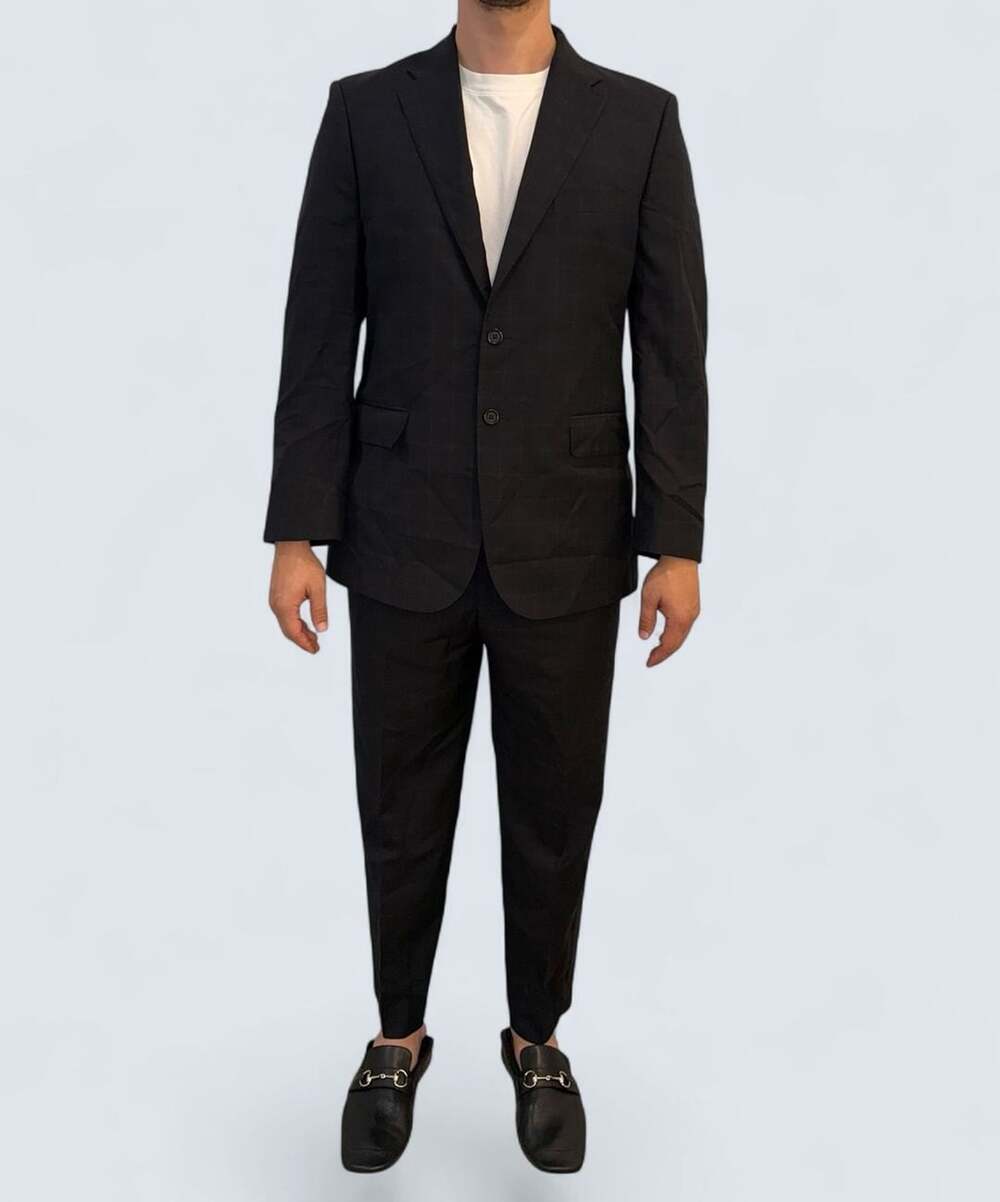 ERMENEGILDO ZEGNA Cloth Saks Fifth Avenue Suit 42R Wool Traveller Made in Italy - Picture 3 of 16